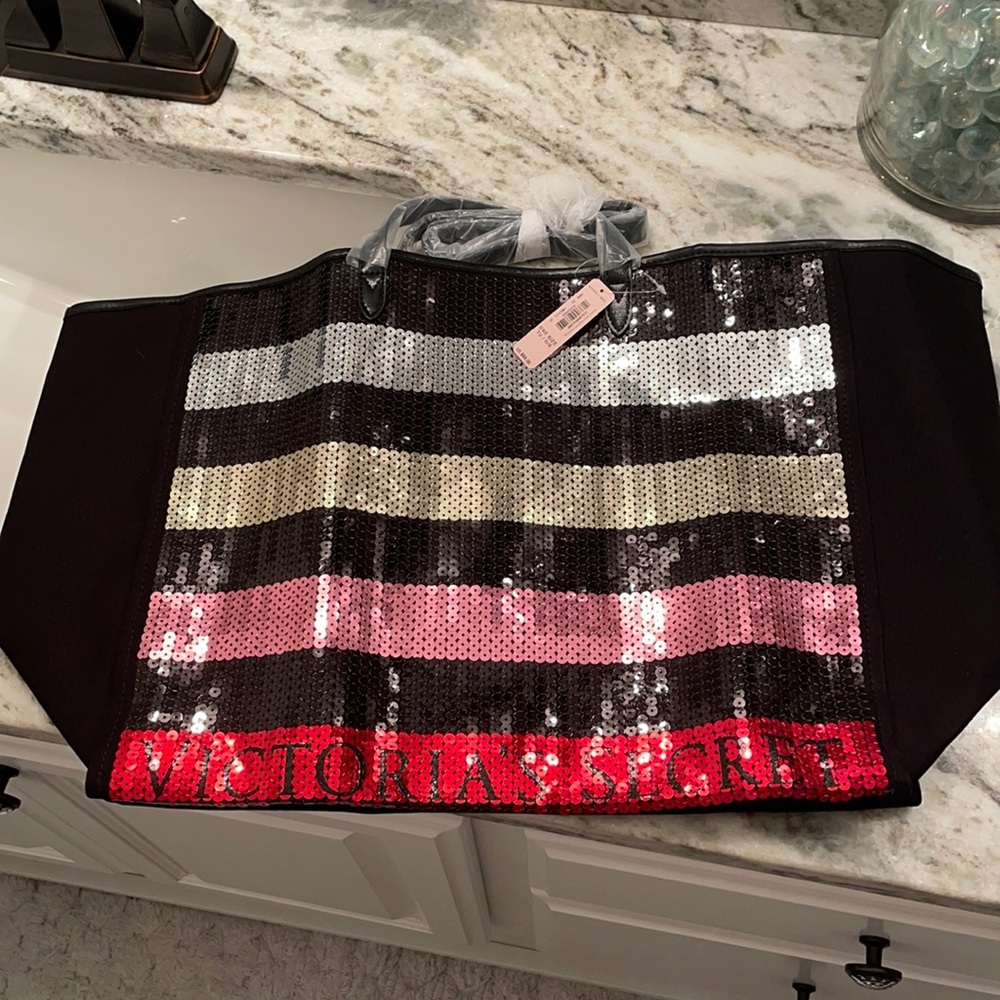 Victoria’s Secret sequin tote